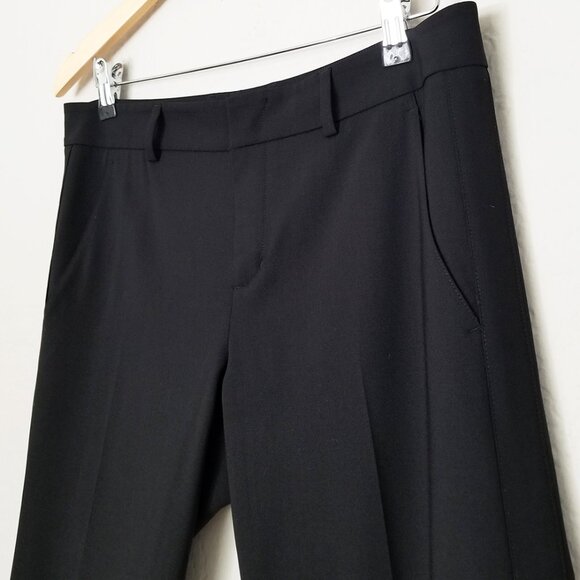 Vince. Classic Black Side Strapping Trouser Pants Size 8 Wool Blend Pockets $265 - Picture 12 of 15